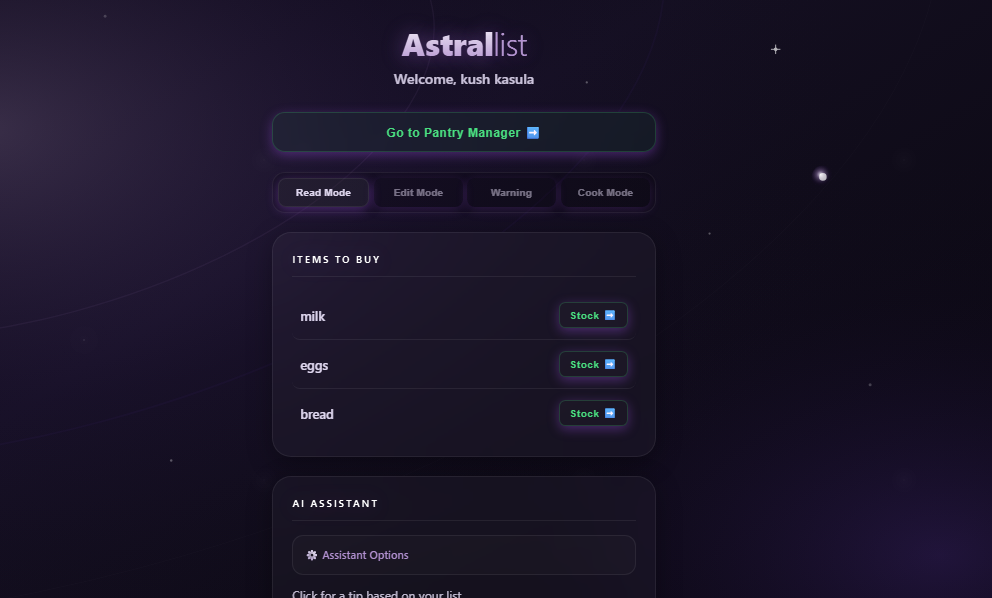 Astrallist
